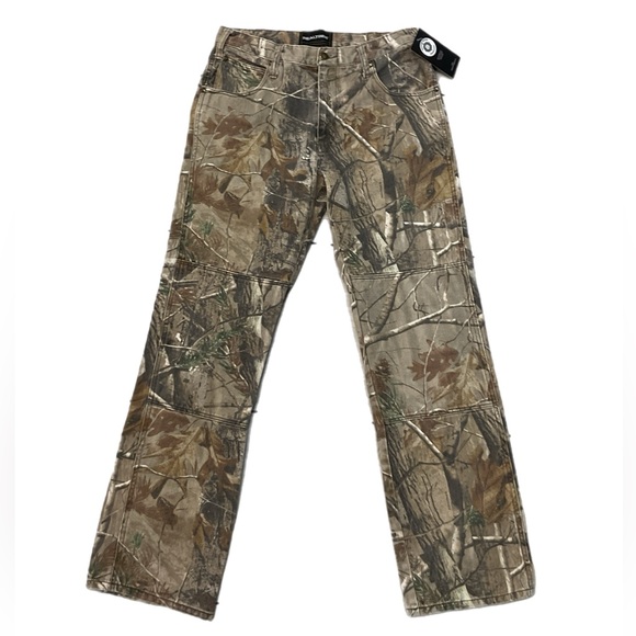 Realtree Men’s Double Knee Camo Pants - Picture 1 of 7